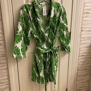 Jayes Studio Banana Leaf cotton robe